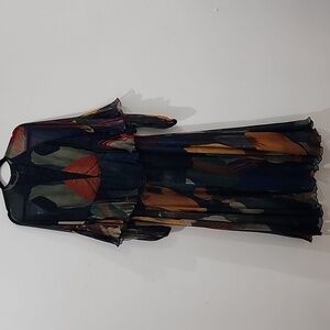 Falguni Shane Peacock Abstract Astral Ling Dress